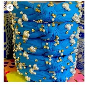 New Blue Rhinestone headband, Super cute!